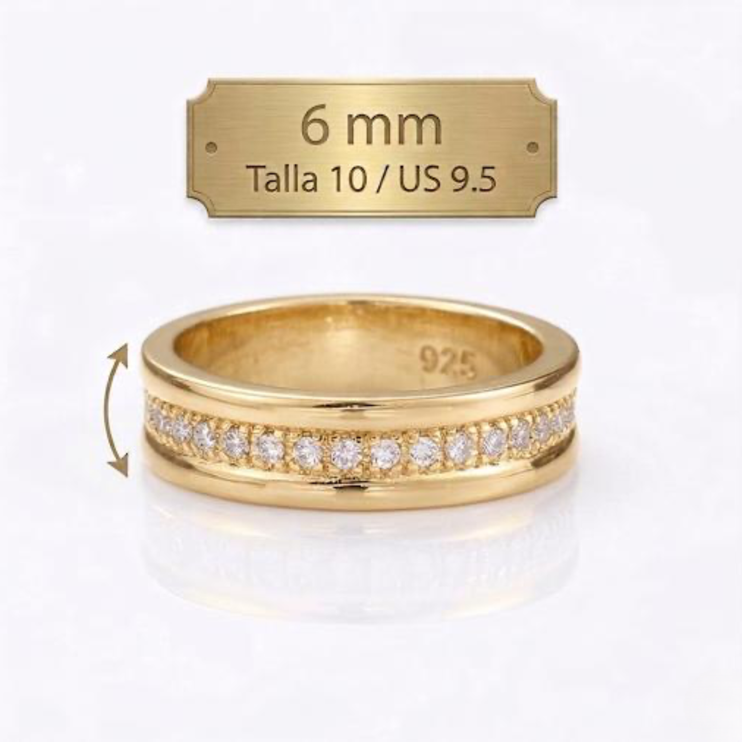 Anillo Halo Radiante