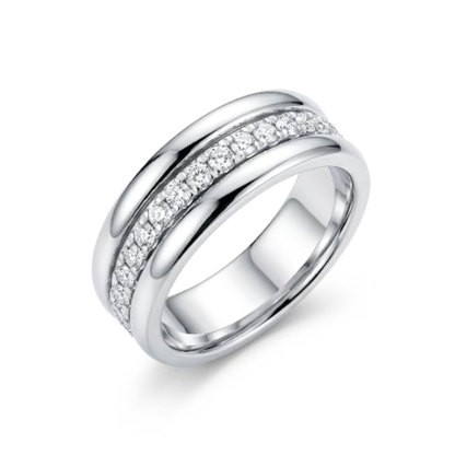 Anillo Halo Radiante
