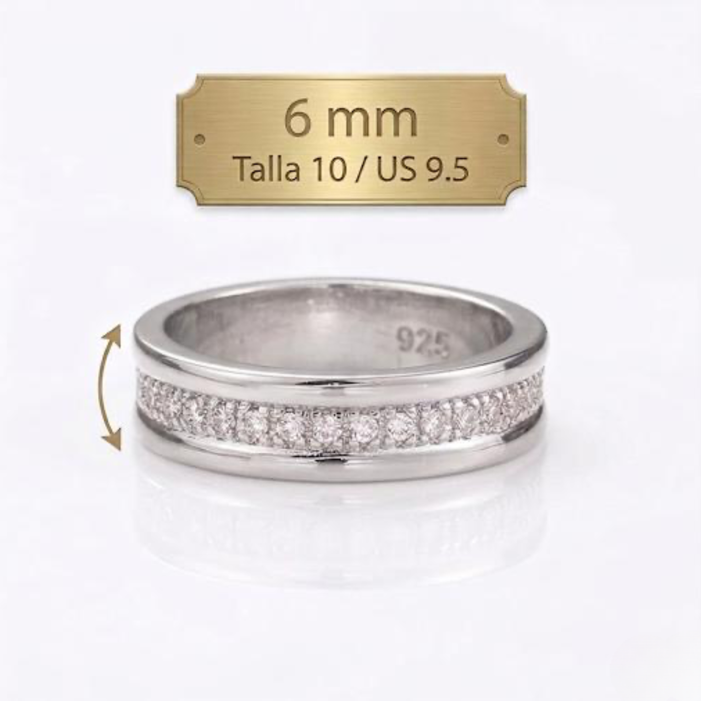 Anillo Halo Radiante