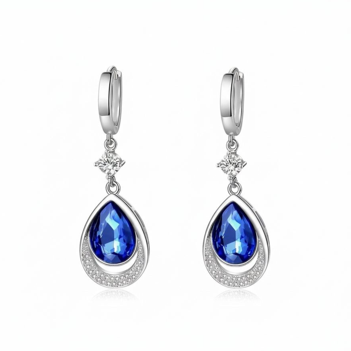 Pendientes Zafiro Real
