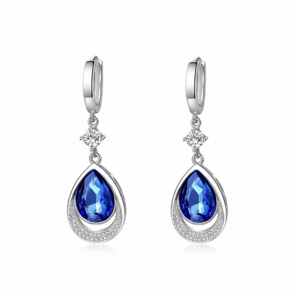 Pendientes Zafiro Real
