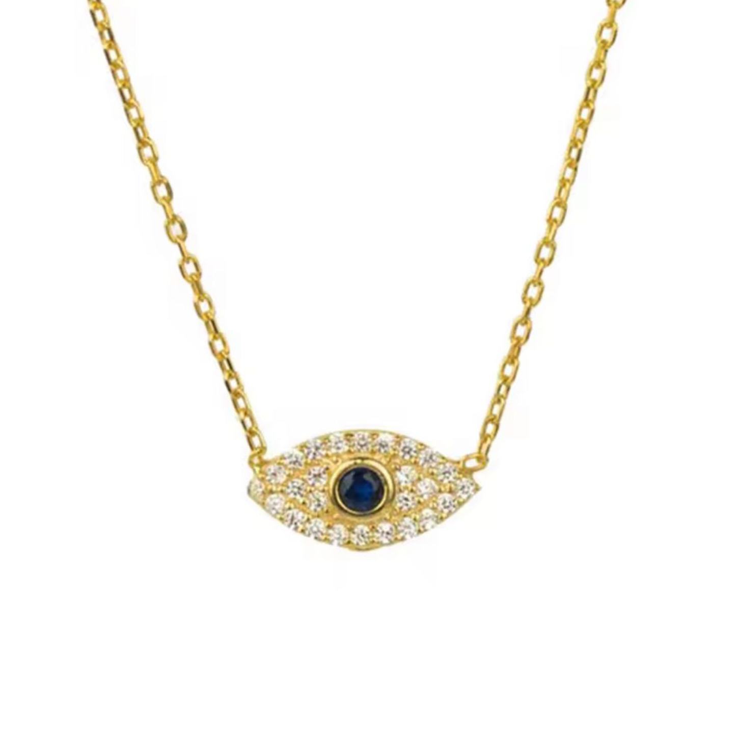 Collar Ojo de Luz Azul