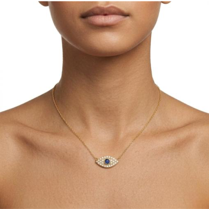 Collar Ojo de Luz Azul