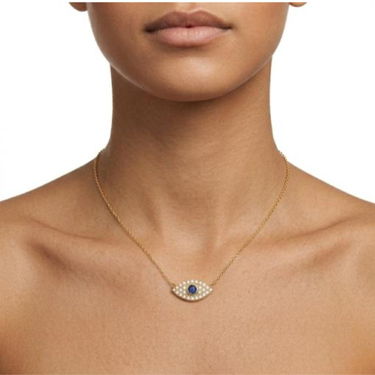 Collar Ojo de Luz Azul