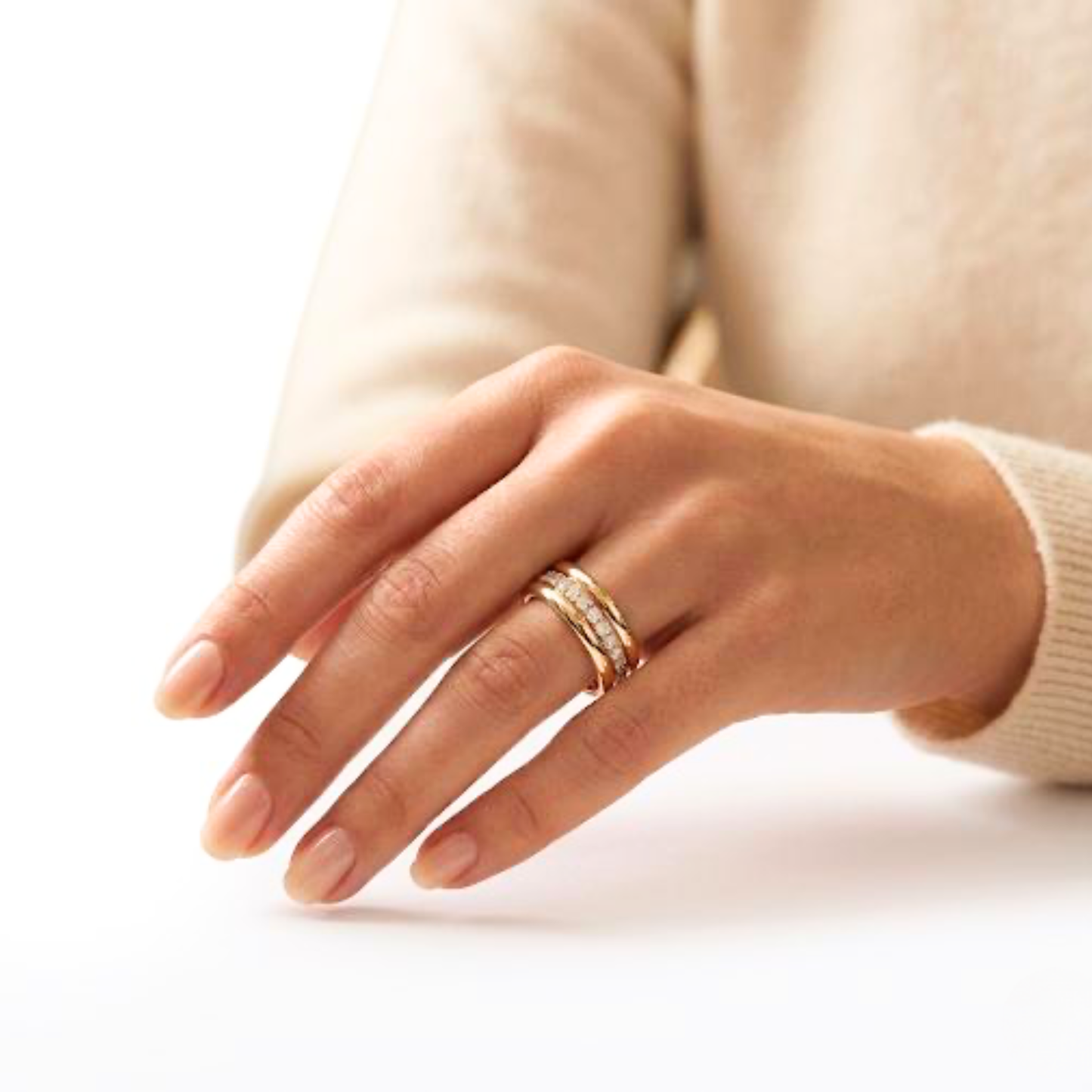 Anillo Halo Radiante
