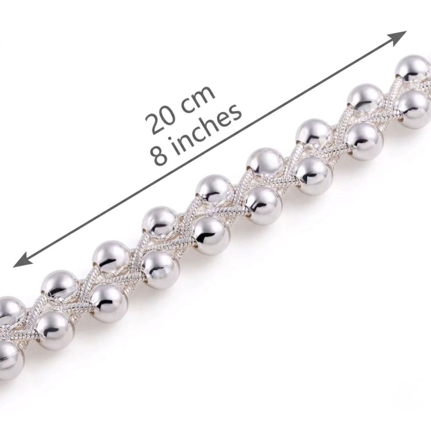 Pulsera Malla de Esferas X