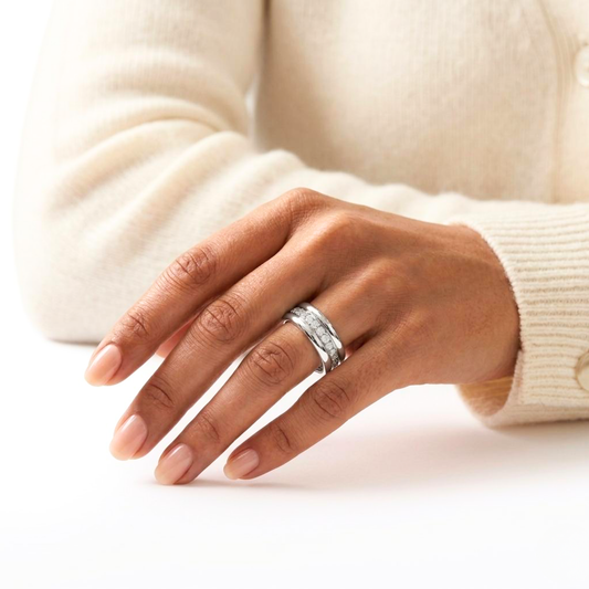 Anillo Halo Radiante
