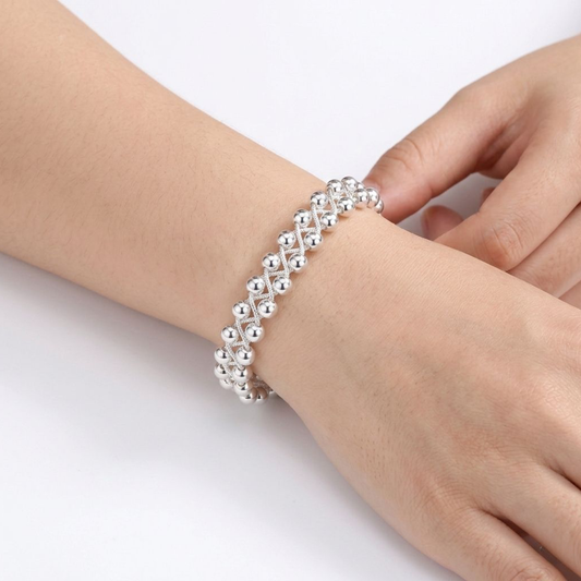 Pulsera Malla de Esferas X