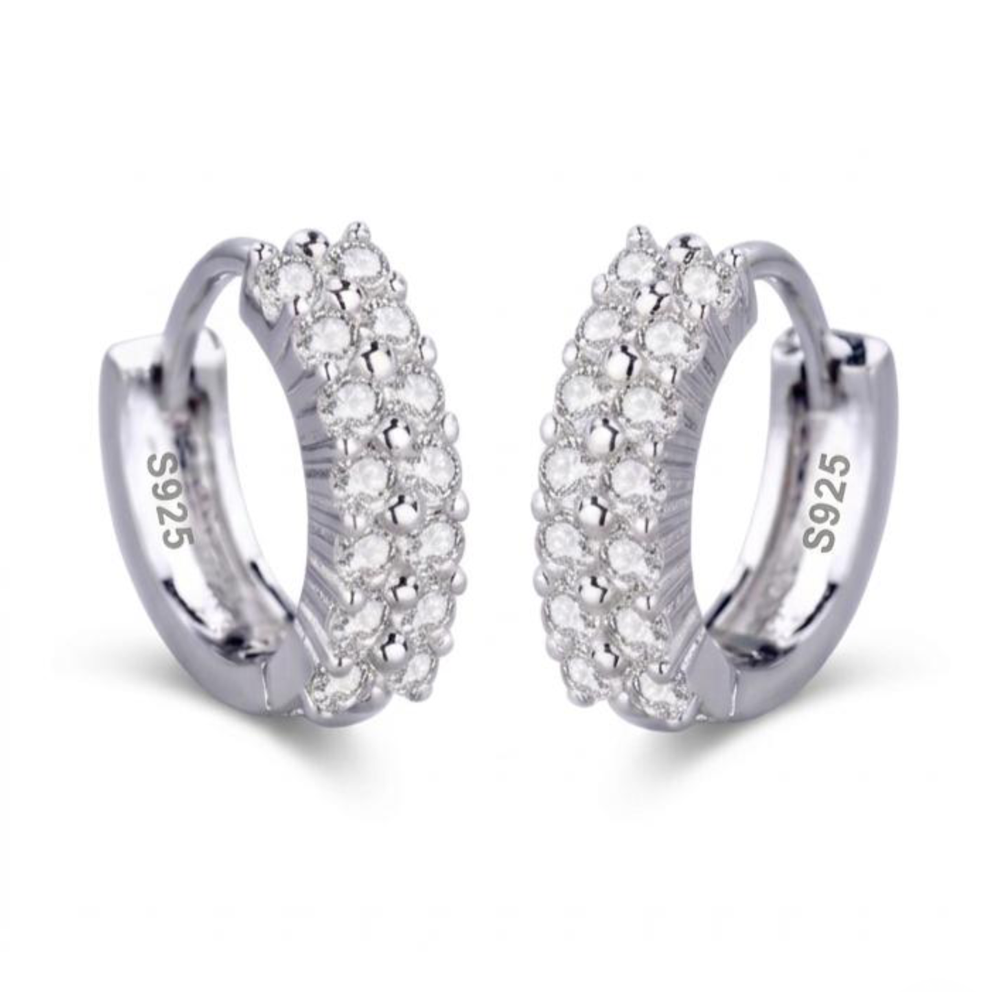 Pendiente Aro Eternity Double
